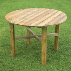 Zest4Leisure Wooden Abbey Round Table